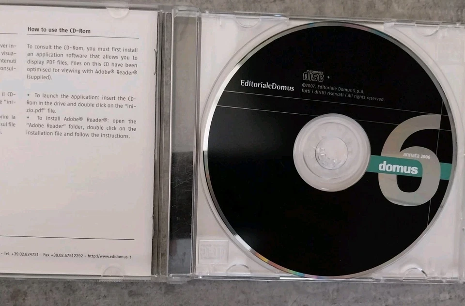 Cd Rom Italian  Learning X 3. Domus 2004- 05-06. Three Discs - Image 4 of 4