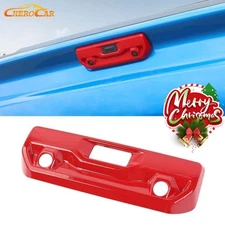 Red Tailgate Trunk Handle Cover Trim Overlay For Chevy Silverado/GMC Sierra 19+