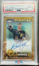 🔥CHASE PACK READ DESCRIPTION PAUL SKENES GOLD RC AUTO /50 PSA 10 🔥