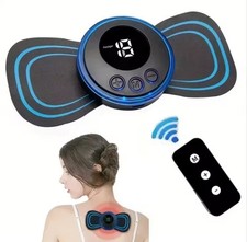 Portable EMS Electric Neck Massager TENS Unit Pulse Back Massage Patch Wireless