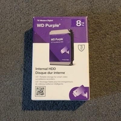 WD Purple 8TB 5640 RPM SATA 6Gb/s 256MB 3.5'' Surveillance HDD WD85PURZ