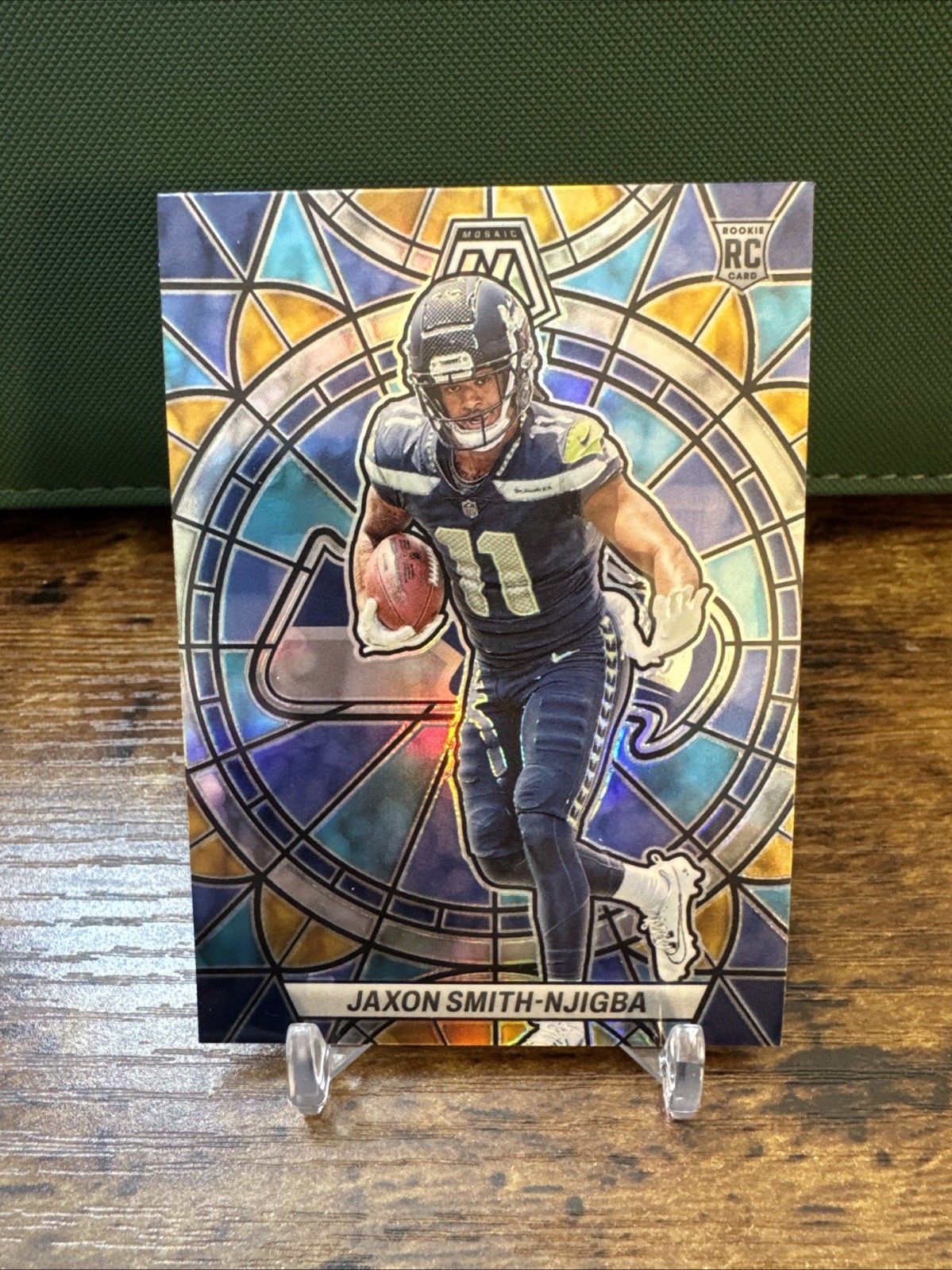 Jaxon Smith-Njigba 2023 Mosaic #SG-28 Stained Glass /(SSP) Price