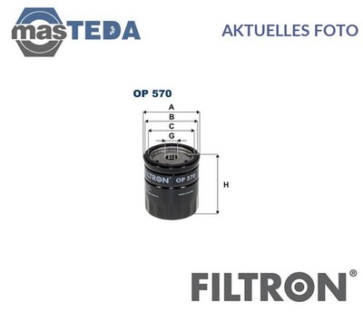 OP 570 MOTOR ÖLFILTER FILTRON NEU OE QUALITÄT