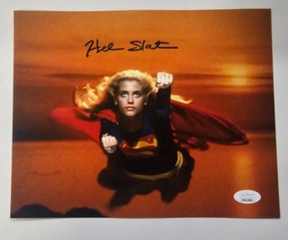 HELEN SLATER as SUPERGIRL SIGNED 8x10 PHOTO JSA COA BILLY JEAN