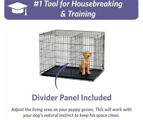 Enhanced Single Door Folding Carry iCrate Small Dog 63 cm (24 Inch) Pet Crate - Picture 6 of 9