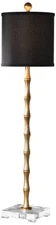 Uttermost Quindici 36" Antique Gold Leaf Bamboo Buffet Table Lamp