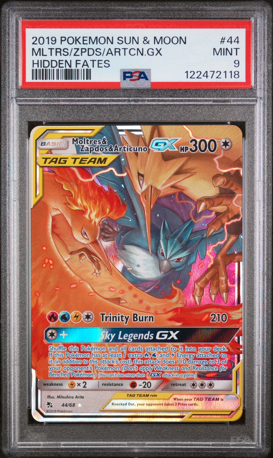 Moltres & Zapdos & Articuno GX #44