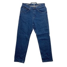VINTAGE Wrangler Jeans Mens Size 30x30 Blue Dark Wash Straight Leg Denim