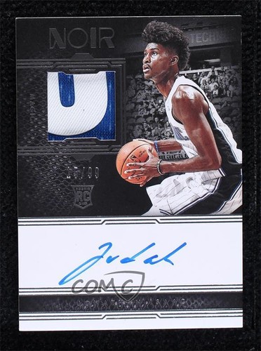 2017-18 Panini Noir 15/99 Jonathan Isaac #306 RPA Rookie Patch Auto RC