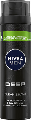 NIVEA MEN Deep Rasiergel 200 ml Schutz vor Bakterien & Hautirritationen