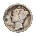 1919 S Mercury Dime AG Average circulated