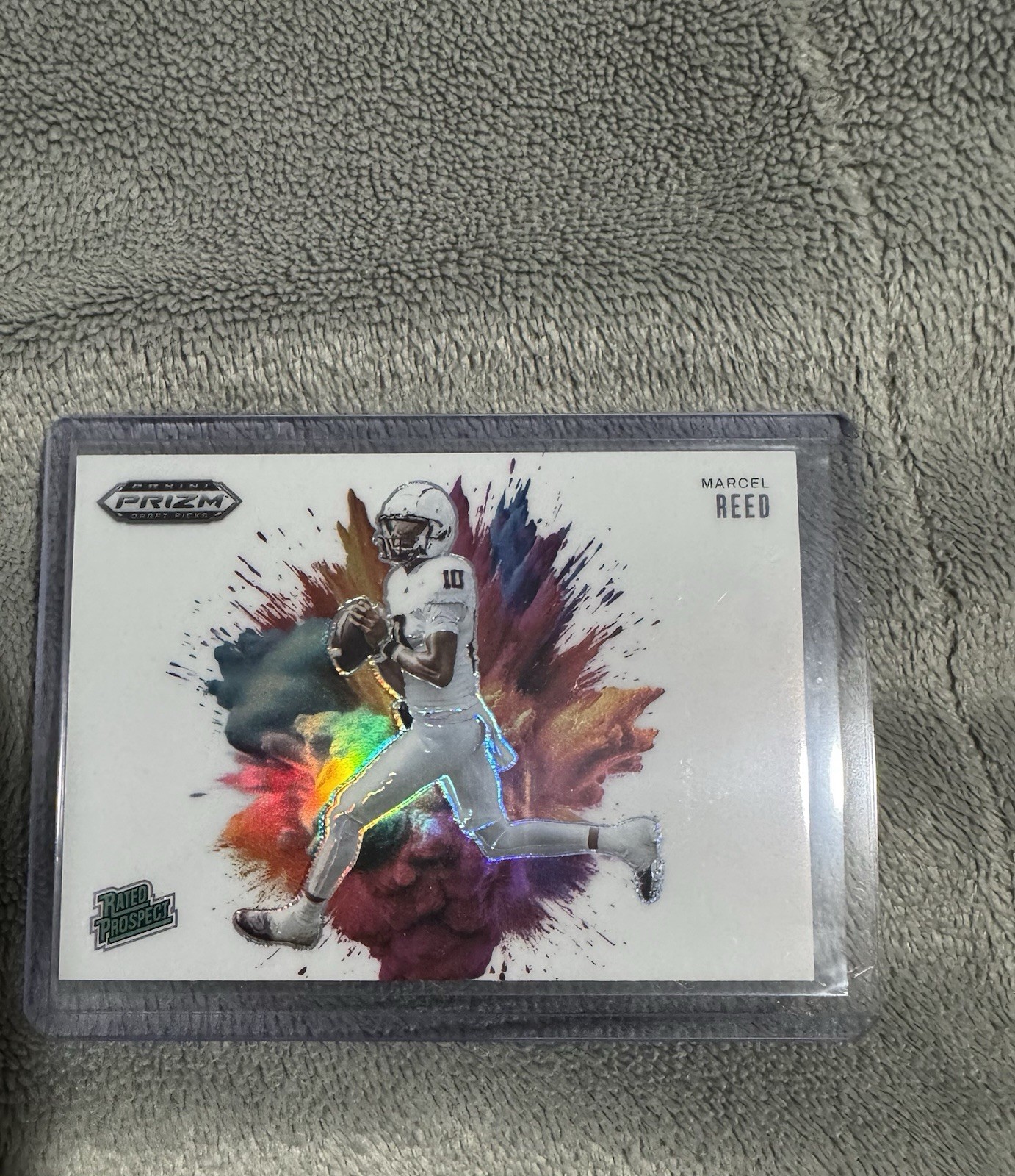 Marcel Reed 2025 Prizm Draft Picks Colorblast Case Hit