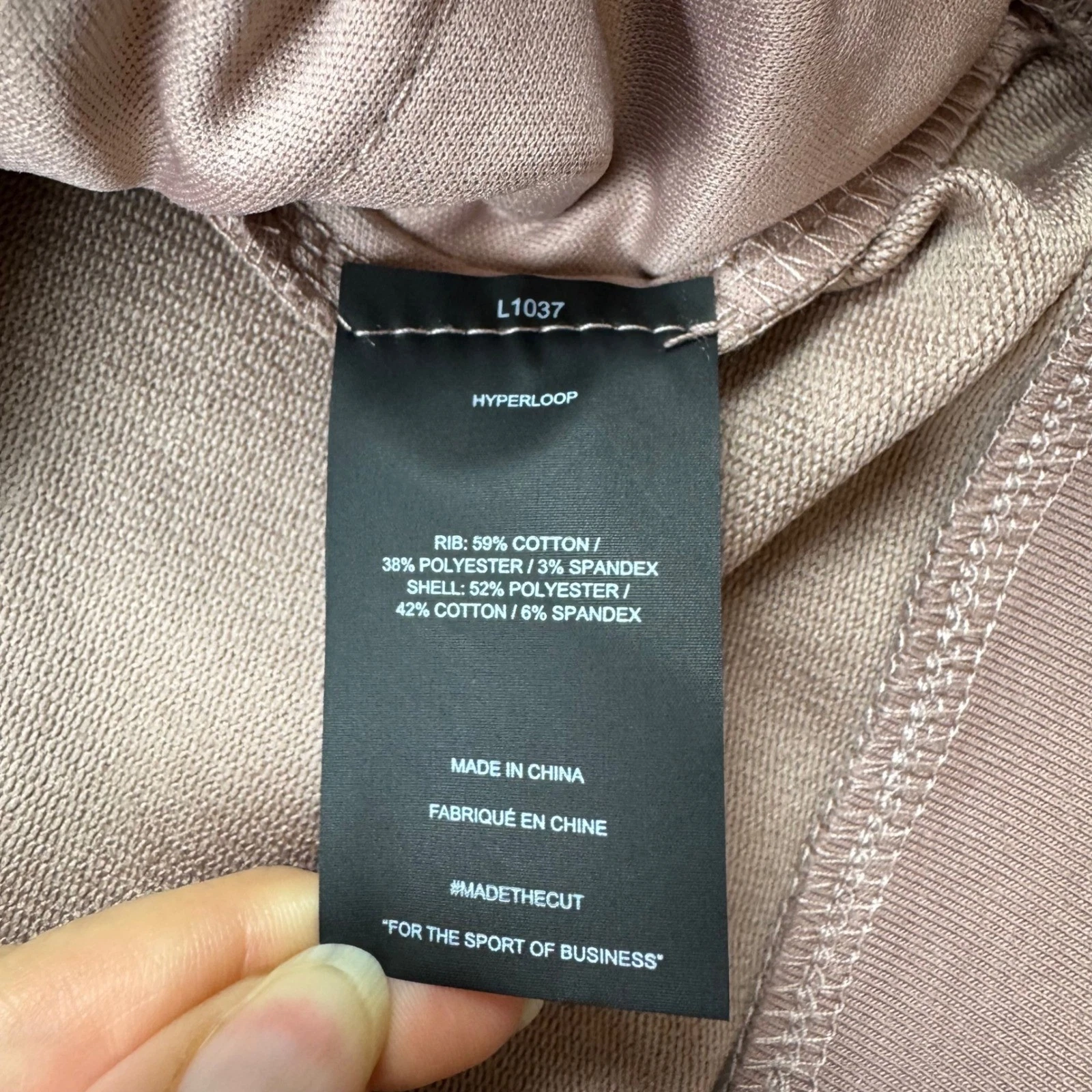 VETEMENTS Tagli Abbigliamento Hyperloop Felpa con Cappuccio Vestibilità Classica Malva Taupe Rosa Uomo Taglia S Small