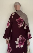 Blumen Kleid Lila Pink Damen