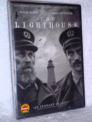 The Lighthouse (DVD, 2019) Robert Pattinson Willem Dafoe dark thriller NEW movie