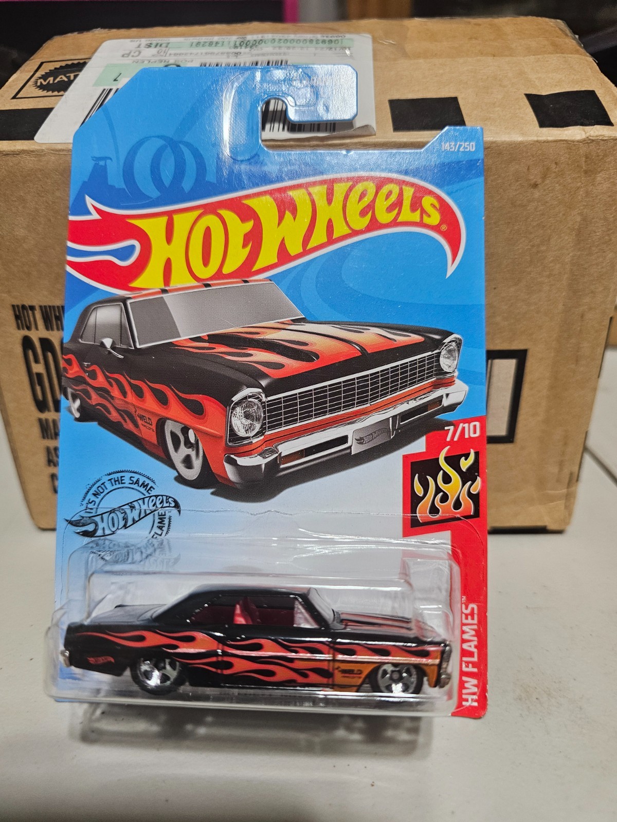 Hot Wheels ‘66 Chevy Nova, HW Flames