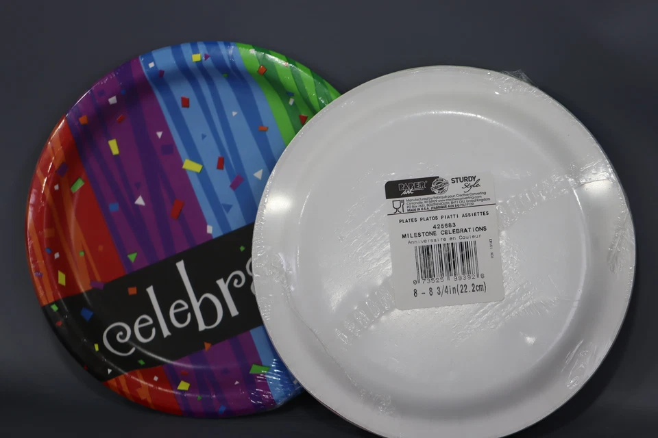 Creative Converting Party Creations Dinner Plate, 9", 8 Ct - Pack of 3 - Image 3 of 3