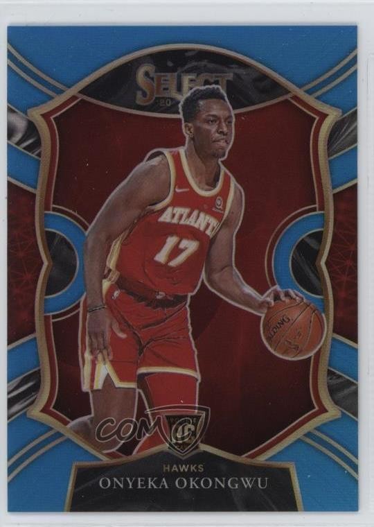2020-21 Panini Select Concourse Light Blue Prizm 9/299 Onyeka Okongwu #66 1ib5