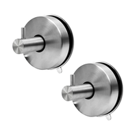 2 StüCk Saugnapf Haken, 304 Edelstahl, Vakuum-SaugnäPfe, Extra Stark, Bad, KüChe