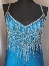 beaded appliques for wedding dresses Vintage Creative Creations Beaded Silk Elephant Collar Drop Waist Gown   Recess