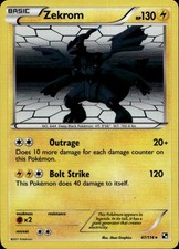 Zekrom 47/114 Holo Rare Black & White Pokemon Lightly Played on eBay