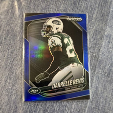Panini 2025 Prizm Black Football Darrelle Revis Jets Blue #105 188/199
