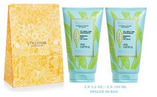 L'Occitane En Provence VERVEINE Refreshing Body Gel Cream 2 X 5.2 OZ NEW IN BAG