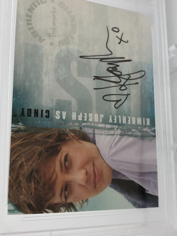 KIMBERLY JOSEPH AUTO Karte TV LOST as CINDY Signed graded slab PSA GEM MINT 10 - Bild 3 von 4