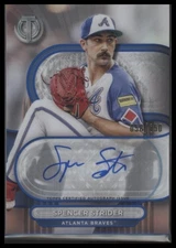 2024 Topps Tribute #TA-SST Spencer Strider Tribute Autographs Blue #/150