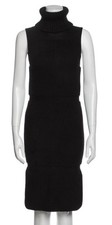 Helmut Lang Knitted Dress Sweater dress Black Size S