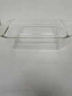 Vtg PYREX 215-B 9x5x3 Loaf Pan Bread Meat Baking Dish Clear Glass USA