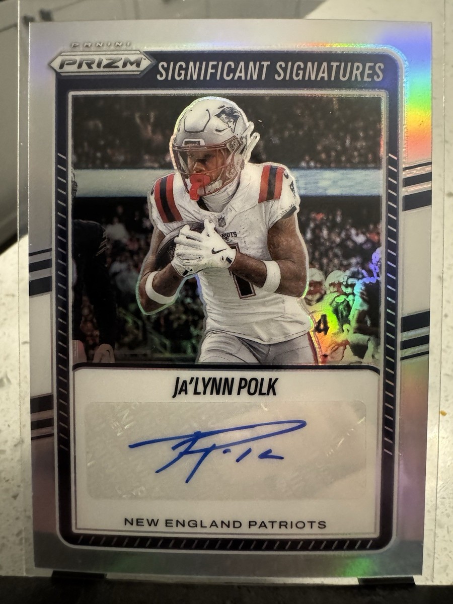 Ja'LYNN POLK 2025 Prizm Significant Signatures SSI-JPk Patriots | eBay