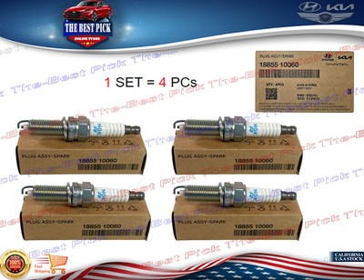   GENUINE   NGK SPARK PLUGS 1.6L 4PCS   OEM   for 2010-2011 KIA SOUL 1885510060