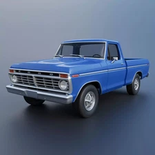 3D Printed RC Body/Shell 1/10 1973 Ford F100 313WB