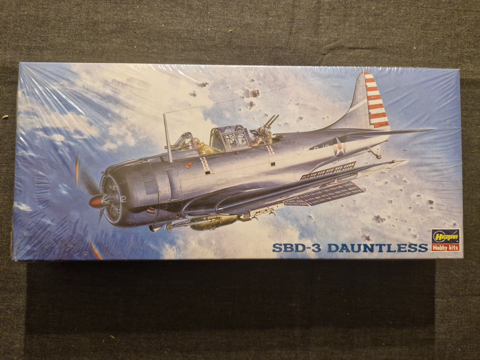 Maquette d'avion Hasegawa SBD-3 Dauntless 1/72 kit plastique neuf et scellé d'origine