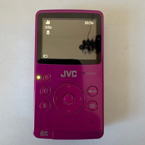 JVC GC-FM1 Pink 1080p HD Memory Video Camcorder Camera with 1GB SD Memory Card - Picture 12 of 24