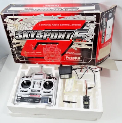 Radiocommande / Emetteur radio avion FUTABA SKYSPORT 6 + 1 servo -6 channels - Photo 1/4