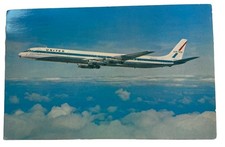 United Airlines Super DC-8 Jet Airplane ~ Vintage 1970s Postcard