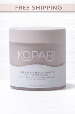 KOPARI Coconut Ultra Restore Body Butter With Hyaluronic Acid! - 7.7 Oz. - NEW!