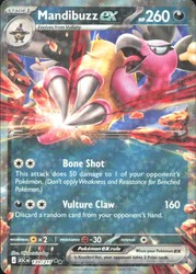 Mandibuzz ex 139/217 Ascended Heroes Double Rare Holo