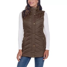 Weatherproof Women's Quilted Vest Mocha S NWT