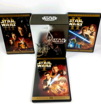 STAR WARS I-VI 1-6 (DVD) Movie Collection Bundle Widescreen
