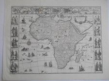 Blaeu . AFRICAE .Reimpression XXè de l'édition 1622.