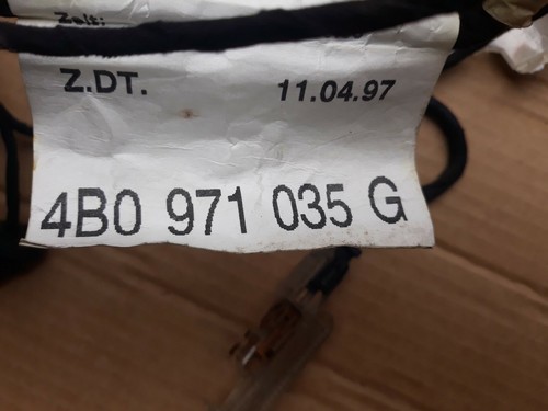 4b0971035G 4B0839020 Audi a6 4b c5 Original Door Harness Rear Right - Picture 2 of 4