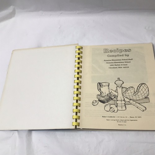 Scranton Elementary Staff Good Eating Spiral Cookbook Cleveland OH 1991 - Picture 3 of 5