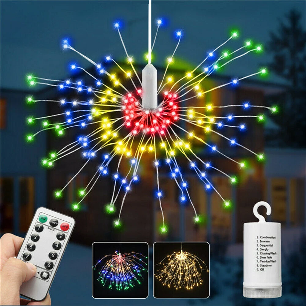 240LED Hanging Firework LED Fairy String Light Christmas Party Decor Xmas Remote
Opens in a new wind