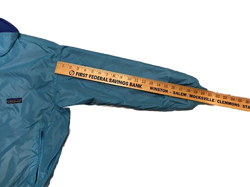 Vintage Patagonia Blue Fleece Lined Winter Ski Jacket Kids Unisex Size9/10 - Picture 6 of 7