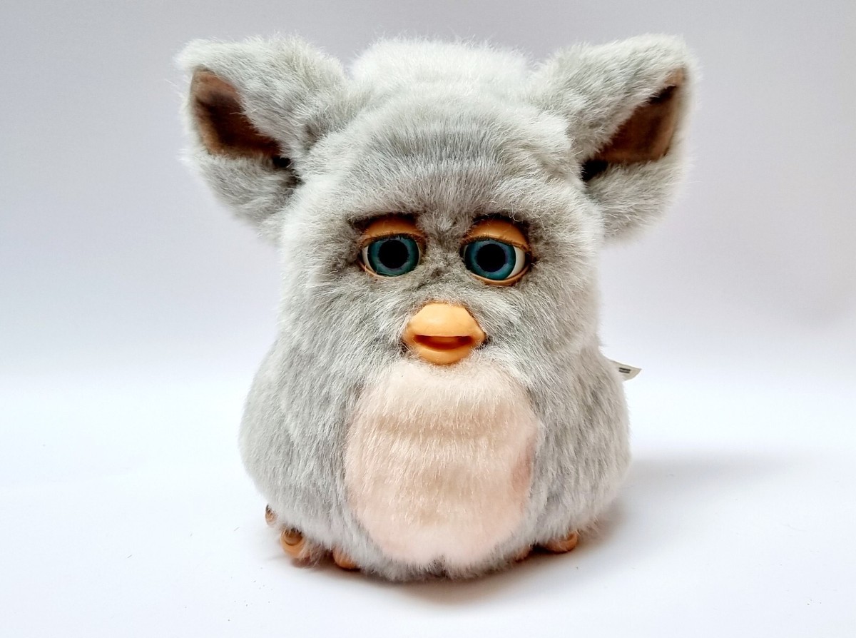 ファービ−2 ファービー2005 furby 2 furby 2005 Custom furby 2005 SLEEPY PINK emoto tronic furby grey fur
