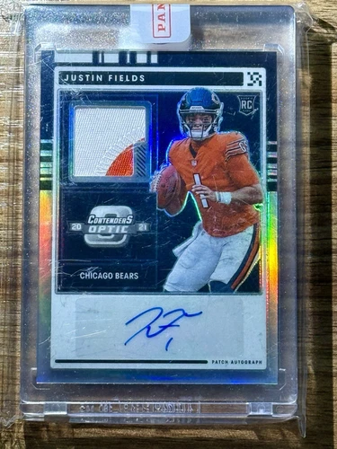 2021 Panini Contenders Optic - Rookie Patch Autographs #RPA-JFI Justin Fields