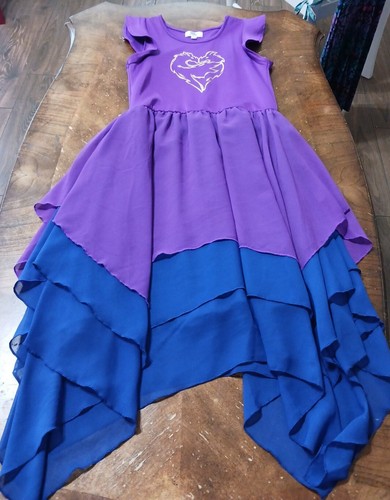 DISNEY D-SIGNED DESCENDANTS DRESS YOUTH GIRLS Size XL Purple Cos play, dress up - Picture 2 of 9